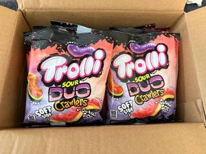 lot 224 image: 6 Bags Of Trolli Sour Duo Crawlers