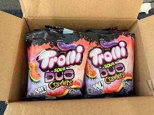 lot 226 image: 6 Bags Of Trolli Sour Duo Crawlers