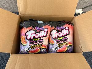lot 227 image: 6 Bags Of Trolli Sour Duo Crawlers