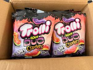 lot 228 image: 6 Bags Of Trolli Sour Duo Crawlers