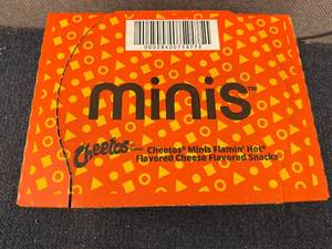 lot 232 image: 12 Cans Of Cheetos Minis