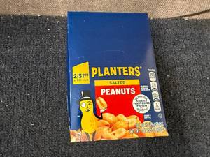lot 256 image: 18 Packs Of Planters Salted Peanuts