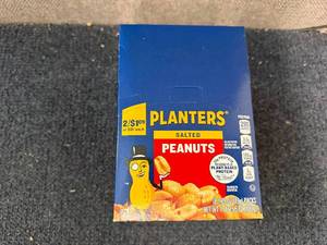 lot 257 image: 18 Packs Of Planters Salted Peanuts