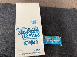 lot 261 image: 20Ct Box Of Rice Krispies Bars