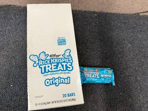 lot 262 image: 20Ct Box Of Rice Krispies Bars