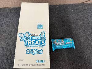 lot 263 image: 20Ct Box Of Rice Krispies Bars