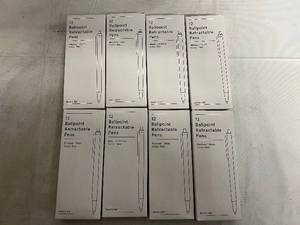 lot 330 image: 8 X 12 Packs Ballpoint Retractable Pens - Red
