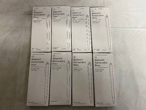 lot 335 image: 8 X 12 Packs Ballpoint Retractable Pens - Red