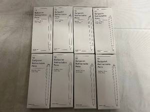lot 338 image: 8 X 12 Packs Ballpoint Retractable Pens - Red