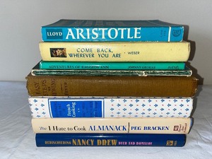 lot 12U image: Collection of 8 Vintage and Classic Books Including Nancy Drew and Aristotle