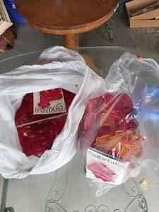 lot 38G image: Vintage Plastic Cookie Cutters Lot - Assorted Shapes & Colors