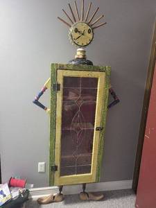 lot 253U image: Mr. Sunshine Antique Mixed Media Art Cabinet