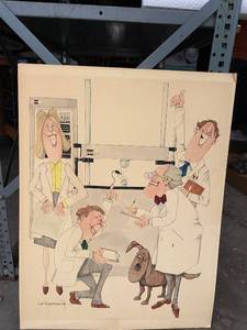 lot 29G image: G.F. Cresselough Signed Scientist Illustration