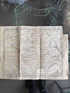 lot 100G image: Historical & Topographical Map of France - Louis XIV Era, 1668