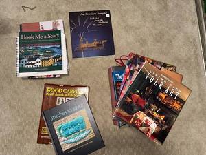 lot 125U image: Folk Art and Rug Hooking Book Collection
