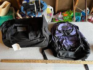 lot 30G image: Burberry Fragrances Duffel & Champion Backpack Set