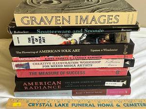 lot 205U image: Lot of 9 Art Books Folk Art, Ceramics, Mosaics & More