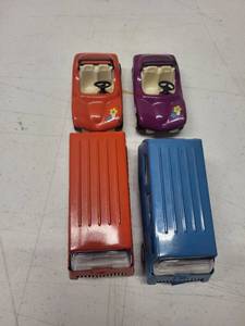 lot 3S image: Set of 4 Vintage Tonka Pressed Steel Toy Cars and Vans