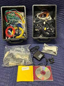 lot 28T image: Lot of Networking Cables and Computer Accessories