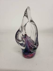 lot 4H image: Kristin Gulitz 2002 Signed Art Glass Sculpture
