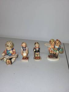 lot 57H image: Set of 4 Goebel Hummel West Germany Figurines