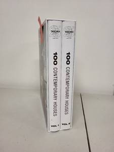 lot 62H image: TASCHEN 100 Contemporary Houses Vol 1 and 2 Hardcover Book Set