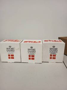 lot 65H image: Set of 3 Holmegaard Danish Glass Bowls in Original Boxes