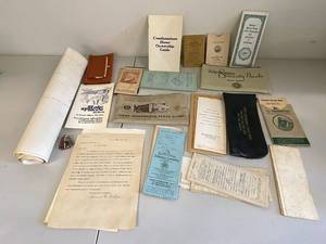 lot 8SP image: Vintage Banking and Insurance Document Collection