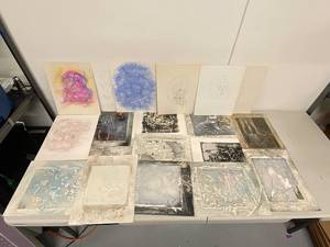 lot 17BC image: Lot of Abstract and Mixed Media Artworks - Unique Artistic Collection