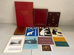 lot 18SP image: Vintage Yearbooks and School History Books Lot - 1950s to 1980s Collection