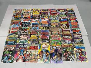 lot 10R image: Collection of 60 Vintage Marvel Comics Featuring The Punisher, Captain America & More