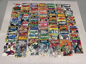 lot 14R image: Lot of 60 Vintage Marvel Comics Spider-Man, Punisher, Iron Man, G.I. Joe, Kull