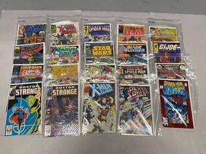 lot 15R image: Lot of Vintage Marvel & DC Comics - Spider-Man, X-Men, Star Wars, Silver Surfer