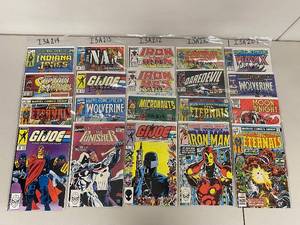 lot 18R image: Marvel Comic Book Collection Iron Man, Eternals, G.I. Joe, Wolverine & More