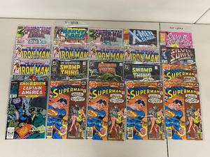 lot 22R image: Collection of Marvel and DC Comic Books Featuring Superman, Iron Man, Spider-Man