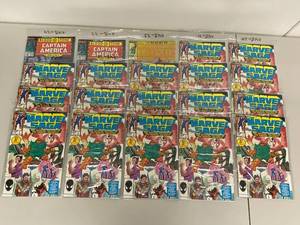 lot 23R image: Marvel Comic Book Lot Marvel Saga, Captain America, Eternals - 20 Issues