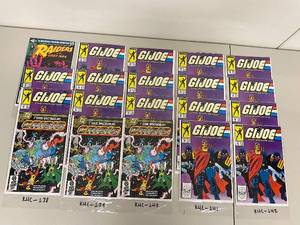 lot 25R image: Lot of Vintage Comics G.I. Joe, Crisis on Infinite Earths, Raiders of the Lost Ark