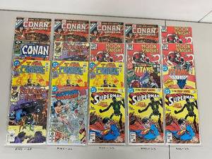 lot 31R image: Vintage Comic Book Collection Conan, Moon Knight, Superman & More