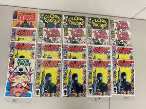 lot 32R image: Lot of Marvel Comics G.I. Joe, Cloak & Dagger, X-Men, Moon Knight, Star Wars