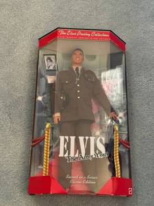 lot 99 image: Elvis Presley The Army Years Collectible Doll in Box
