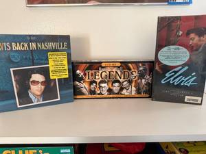 lot 106 image: Collection of Elvis Presley and Rock n Roll CD Box Sets