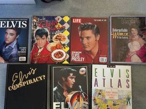 lot 107 image: Elvis Presley Collector Book Lot with Magazines and Special Editions