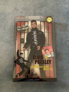 lot 113 image: Elvis Presley Jailhouse Rock Barbie Collector Pink Label Doll