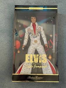lot 116 image: Elvis Presley Eagle Jumpsuit Collector Edition Doll by Mattel