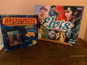 lot 143 image: Elvis The Game and Puzzles in Motion Set