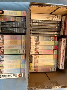 lot 152 image: Elvis Presley VHS and DVD Collection - Movies, Concerts, and TV Specials