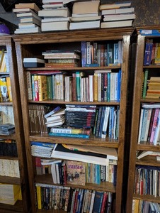 lot 214 image: Large Assorted Book Collection Including Reference, History, and How-To Titles (bookshelf not included)