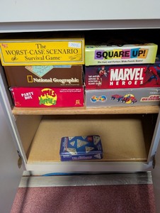 lot 266 image: Board Game Collection Including Apples to Apples, Marvel Heroes, and More