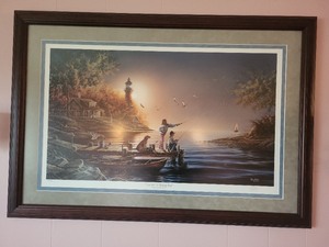 lot 7 image: From Sea to Shining Sea Framed Print by Terry Redlin