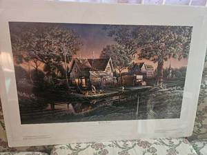 lot 304 image: Terry Redlin Signed Lithograph Print His First Friend with Certificate